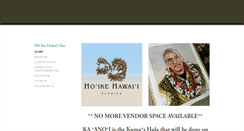 Desktop Screenshot of hoikehawaii.com