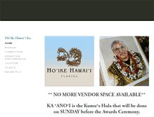 Tablet Screenshot of hoikehawaii.com